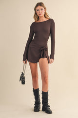 The Emilia Wrap Tie Dress