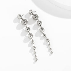 Pre Order: Bead Long Dangle Drop Earrings