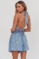 Lovefool Elastic Shorts Denim