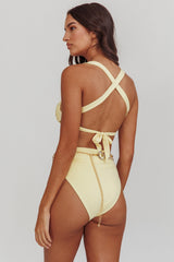 Harmonia High Waist Bikini Bottom Butter