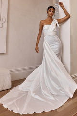 Francene Two Piece Sequin Maxi Dress White