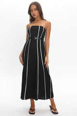 Azalea Sleeveless Midi Dress Black