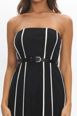 Azalea Sleeveless Midi Dress Black