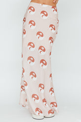 Just A Hunch Maxi Skirt Yin Yang Rose