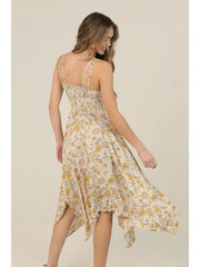 Retro Daisy Midi Dress