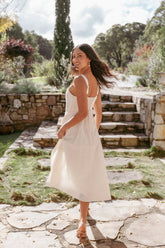Cosima Midi Dress - Cream