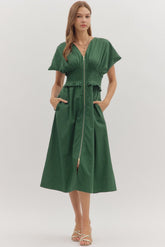 Esme Smocked Midi Dress