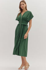 Esme Smocked Midi Dress