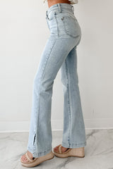 Brooke Tummy Control Bootcut Judy Blue Jeans (Light)