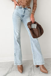 Brooke Tummy Control Bootcut Judy Blue Jeans (Light)