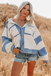 Daydream Date Frayed Quilted POL Jacket (Cream/Multi)
