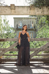 Hilary Wide Leg Jumpsuit - Black