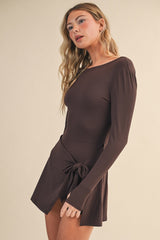 The Emilia Wrap Tie Dress