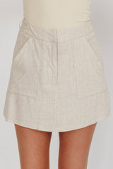 Euphoria Linen Skort Sand
