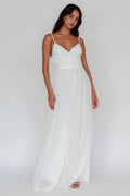 Janicca Ruched Bodice Jumpsuit Off White