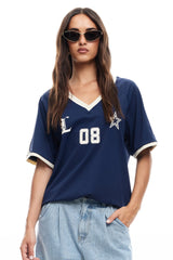 LIONESS Spectate Top Indigo