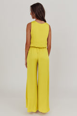 Mariposa Wide Leg Pant Chartreuse
