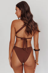 Truly Yours High Cut Bikini Bottom Choc