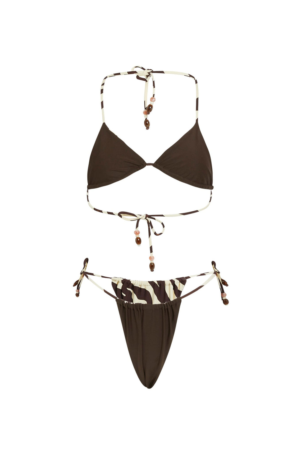 VDM The Label Blair Zebra Reversible Top