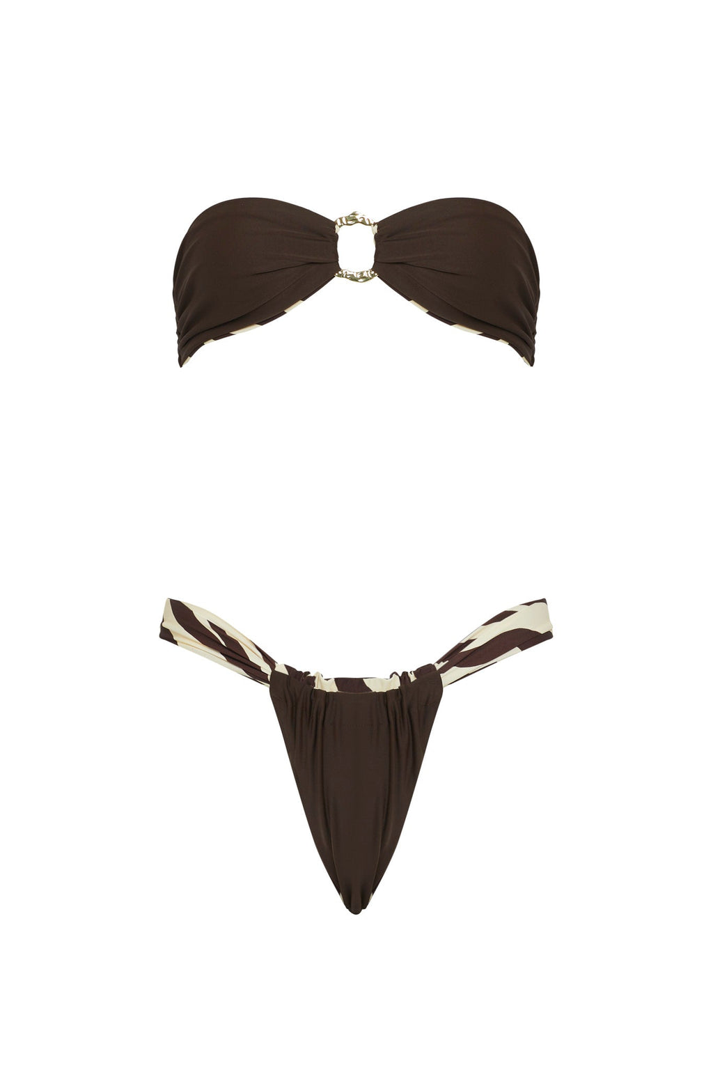 VDM The Label Bailey Zebra Reversible Bandeau