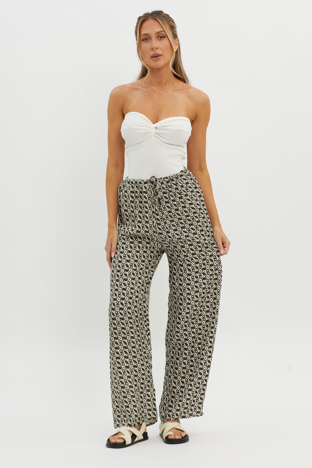 Avenue Drawstring Pants Print Solna
