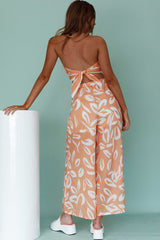 Randi Wide Leg Pants Leaf Print Mango