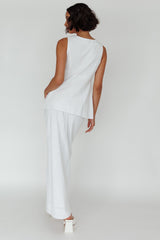 Philomena Midi Skirt White