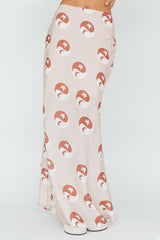 Just A Hunch Maxi Skirt Yin Yang Rose